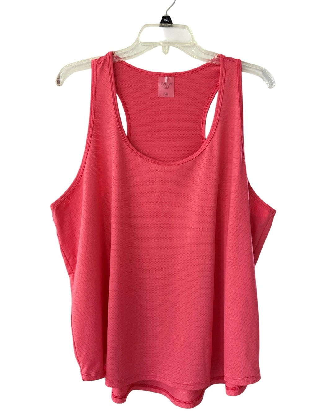 CALIA Women’s XXL Coral Pink Red Athletic Tank Top Lightweight Workout Active